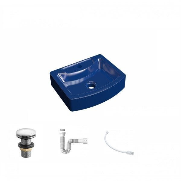 Kit Cuba RT41 com Válvula Click 1 Polegada e meia e Sifão Pvc e Flexível Compace - 2
