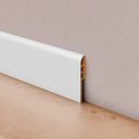 Ver imagem 5 de Kit 80m Linear Rodapé Pvc Edge Branco Boleado 10cm X 13mm X 2m