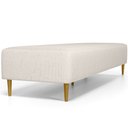 Ver imagem 7 de Puff Decorativo Sala de Estar Bali W01 Pés Palito 210x60cm Linho Cru - Lyam Decor