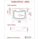 Ver imagem 7 de Kit Cuba Rt41 com Válvula Click 1 Polegada e Meia e Sifão Pvc e Flexível Compace