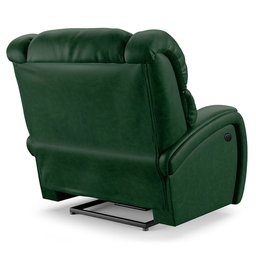 Poltrona do Papai Sala de Cinema Reclinável Kylie Power Elétrica Massagem USB PU Verde Musgo G23 Gra - 8