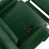 Poltrona do Papai Sala de Cinema Reclinável Kylie Power Elétrica Massagem USB PU Verde Musgo G23 Gra - 7