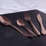 Jogo Talheres Mesa Faqueiro 24 Pçs Rose Gold Berlinger Haus - 7