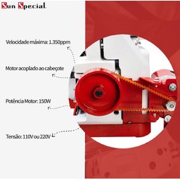 Overlock Portátil Semi Industrial -sun Special+13 Itens-220v - 4
