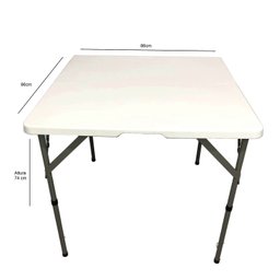 Mesa Maleta Quadrada 86x86x0,74cm Cor Branca - 2