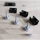 Ver imagem 2 de Biombo Liso com Detalhes 3 Folhas c/ 06 Pezinhos