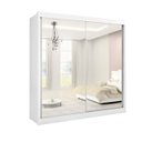 Ver imagem 1 de Guarda-Roupa Casal com 02 Portas Espelhadas Las Vegas D'Doro Móveis - Branco D'Doro Móveis