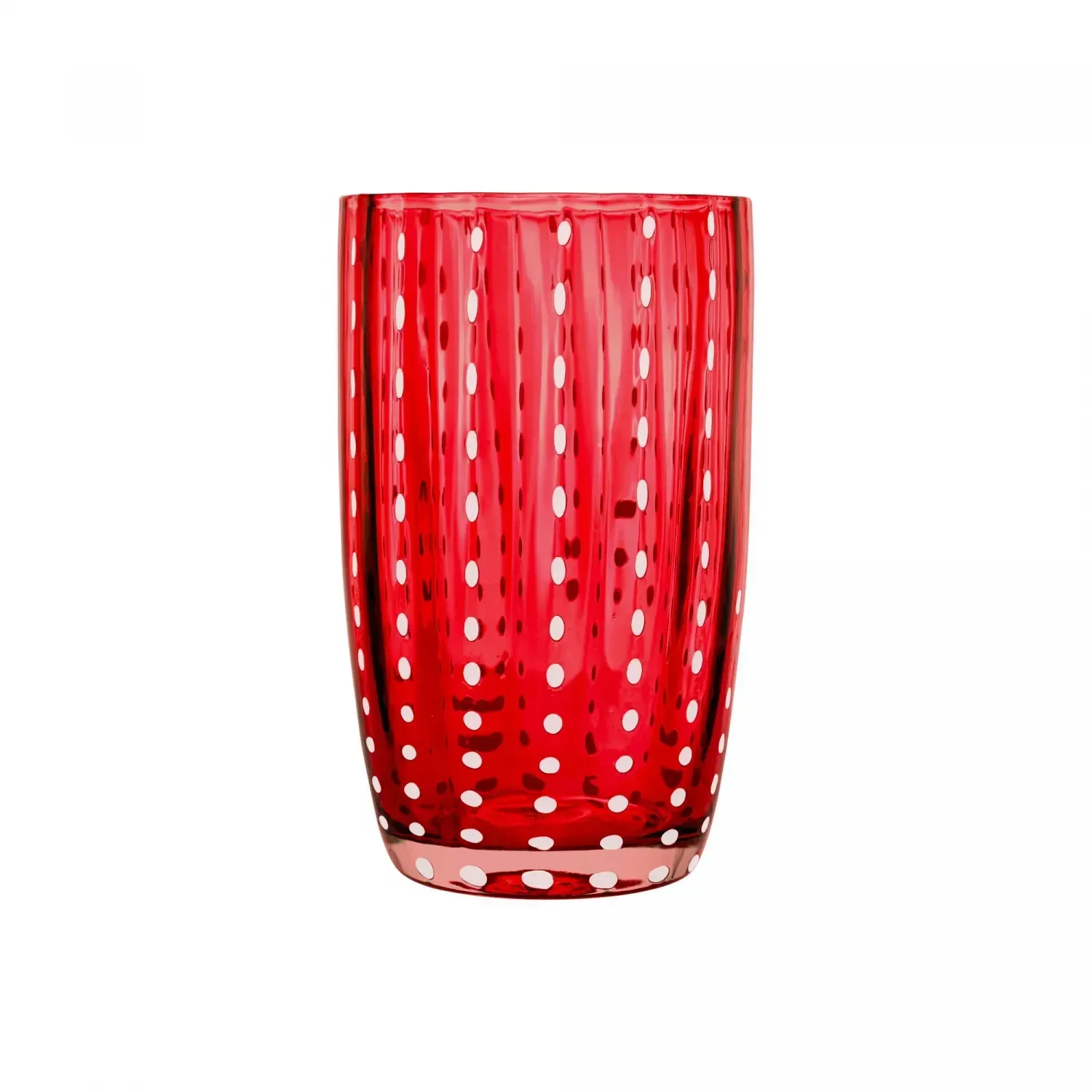 Ver imagem 3 de Cj 2 Copos Altos de Vidro Orquidea Vermelho 500ml