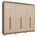 Ver imagem 3 de Guarda Roupa Casal 6 Portas 6 Gavetas com Pés Cb03n566 Kappesberg