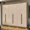 Ver imagem 1 de Guarda Roupa Casal 6 Portas 6 Gavetas com Pés Cb03n566 Kappesberg