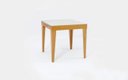 Ver imagem 1 de Mesa De Jantar Extensível 0.80 a 1.20 Com Vidro Pés Madeira Tock:MEL/OFF WHITE