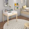 Escrivaninha Infantil Mesinha de Estudo com Cadeira para Quarto de Criança Branco Mdf/madeira - 2