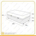 Ver imagem 7 de Cama Box Baú + Colchão de Solteiro Ortobom D45 Iso 150 88x188x60cm