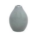 Ver imagem 3 de Vaso Decorativo Ceramica C/flor Cinza