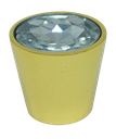 Ver imagem 3 de Puxador Cristal - IL 4430 - Dourado - 26MM