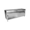 Armário Aço Inox com 1 Prateleira Interna e 2 Portas de Correr - 200x70x90cm - Brascool - 2