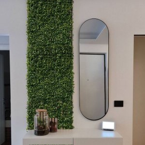 21 Buxinhos Artificiais 25x25 Cm Ideal P/ Aplicação em Paredes, Muros e Cercas