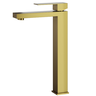 Torneira de Banheiro Lavabo Luxo Viena Monocomando Alta Ouro Escovado Goldenx - 1