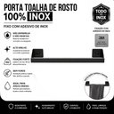 Ver imagem 3 de Porta Toalha de Rosto Adesivo Autocolante Preto Df