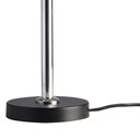 Ver imagem 2 de abajur evita poptem aluminio preto total 30cm moderno cabeceira quarto sala