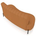 Ver mais imagens de Sofá Chaise 2 Lugares Sala Living 160cm Pés Industrial Cayman K01 Linho Terracota - Lyam Decor