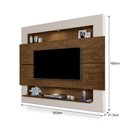 Ver imagem 3 de Painel para Tv até 55 Polegadas com Led Monterrey 160 Malbec/off White
