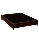 Ver imagem 1 de Cama Box Base Casal Bipartido Universal Suede Brown (138 (2 Vol 69x188x20)) - Costa Rica