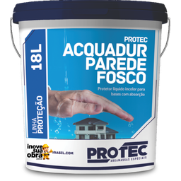 Resina Acquadur Parede Fosco 18l - Protec - 1