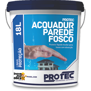 Resina Acquadur Parede Fosco 18l - Protec