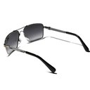 Ver imagem 5 de Óculos de Sol Polarizados Masculino Design Piloto Condução Proteção Uv400 Preto