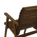 Ver imagem 7 de Cadeira Summer C/ Braços Madeira Imbuia Maciça Assento e Encosto Ripado - Stain Imbuia