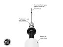 Ver imagem 6 de Dispenser Dosador Exclusive para Bancada 500ml em Aço Inox Polido