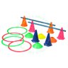 Kit 10 Argolas 10 Cones 10 Chapeu Chines e 4 Cones com Barreiras Funcional - 2