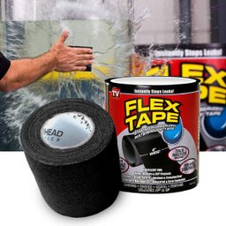 Fita Adesiva Para Reparos Flex Tape Black - 2