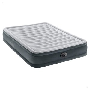 Cama Colchão Inflável Casal Dura-beam até 272 Kg Confort-plush com Bomba Elétrica Interna Intex 110v