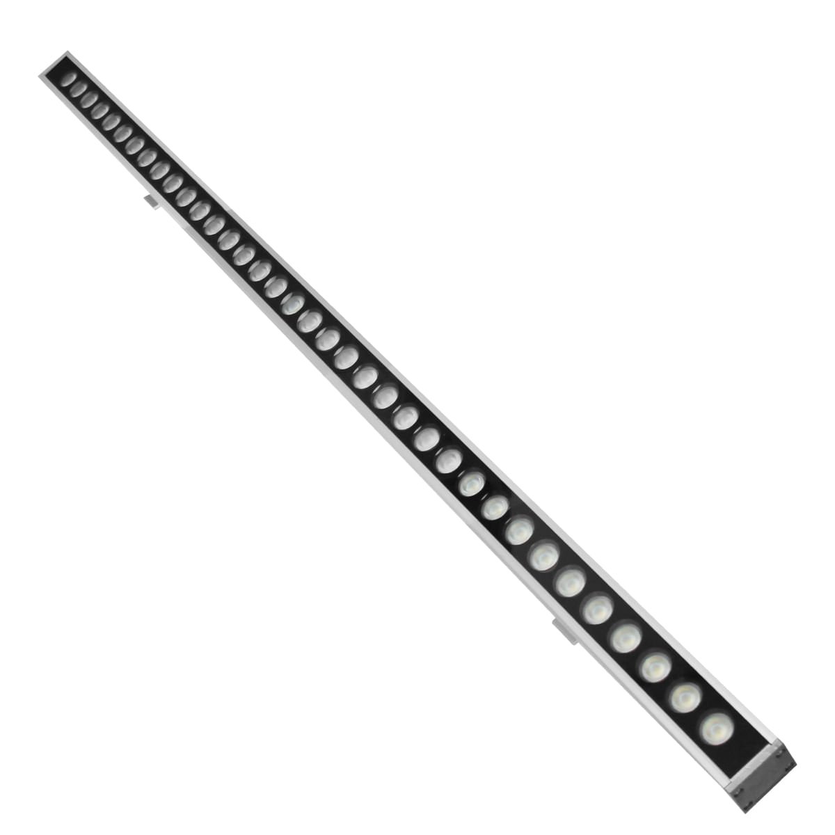 Luminária Led Linear Cênica Destaque Sobrepor IP66 36W 100cm 3000K