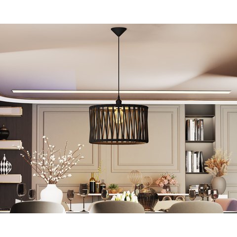 Pendente Lustre em Corda Naútica Aço Carbono Nobre