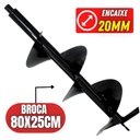 Ver imagem 5 de Broca para Perfurador de Solo 80x25cm Encaixe de 20mm