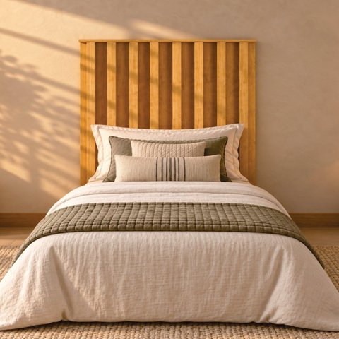 Cabeceira Solteiro Painel Ripado 101cm Vitória