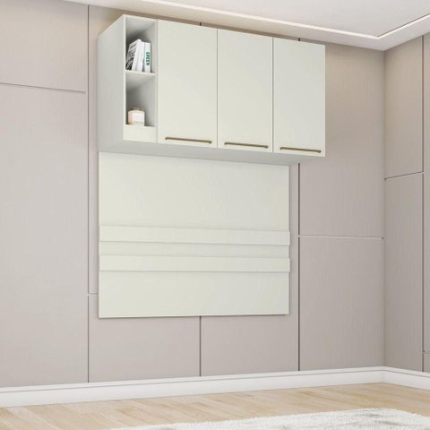 Ponte Casal 3 Portas Bellagio MDP Areia 145cm Casa 812