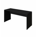 Ver imagem 3 de Escrivaninha Escritório 140cm X 70cm Pés Painel F5 Office Cor:preto