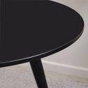 Ver imagem 7 de Conjunto de Jantar Mesa Redonda Ollie 4 Cadeiras Gibbs - Preto C/ Cinza