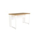 Ver imagem 3 de Mesa Escrivaninha Industrial 90cm X 60cm Pés Metal F5 Office