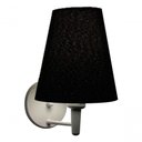 Ver imagem 6 de Arandela Cone Md-2007 Base Branco Cúpula em Tecido 20-08x18cm Preto - Bivolt