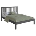 Ver imagem 2 de Cama de Casal de Madeira Maciça para Colchão 138x188cm Multimóveis Cr35276 Charcoal