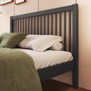 Ver imagem 4 de Cama de Casal de Madeira Maciça para Colchão 138x188cm Multimóveis Cr35276 Charcoal