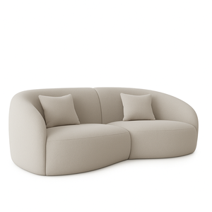 Sofá Sala Nuvem 170 Cm Conforto Premium Decorativo Orgânico:bege