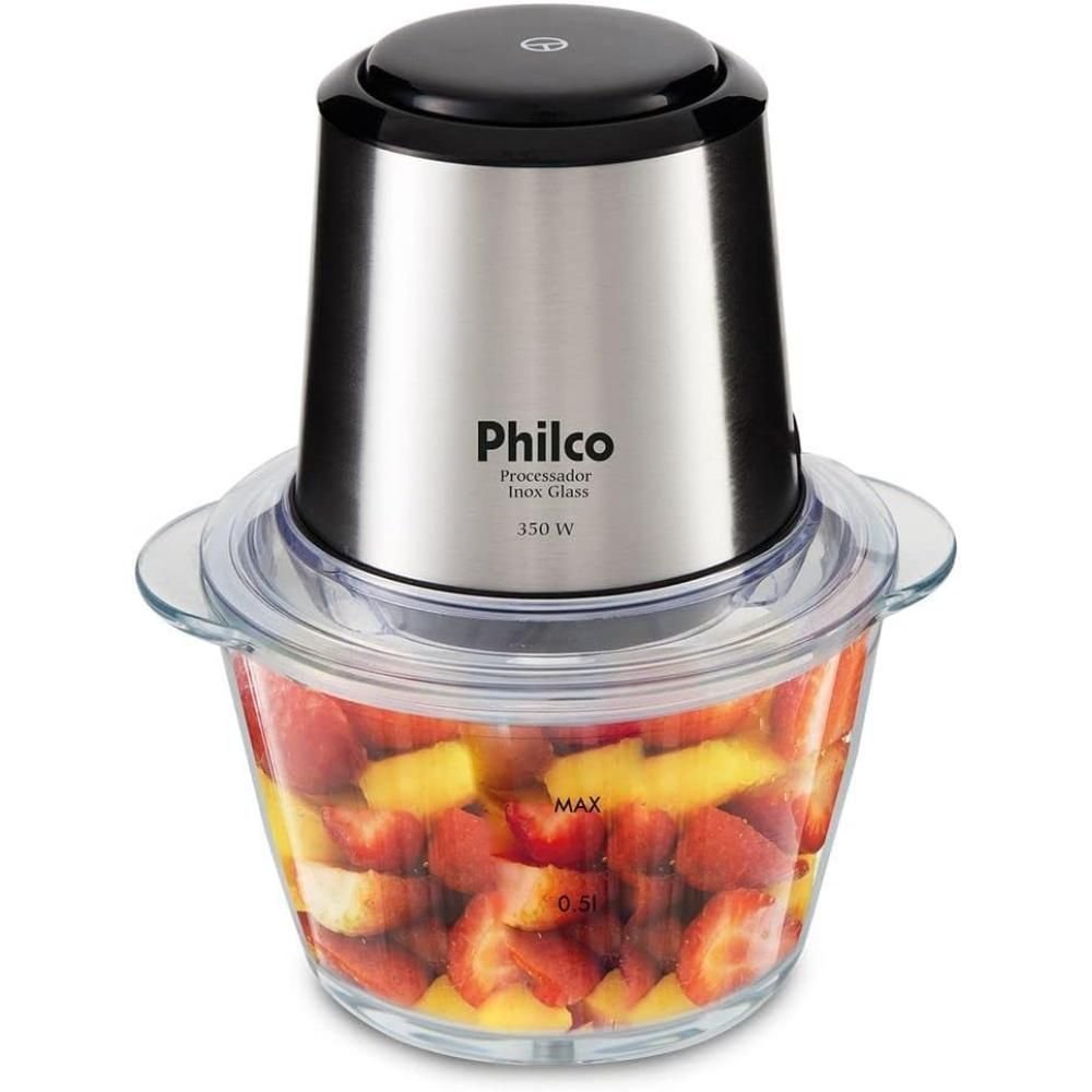 Processador Inox Glass Pps01i 350w Philco 127v