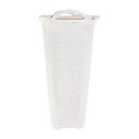 Ver imagem 4 de Cesto Rattan Tampa Basculada Branco