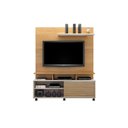 Ver imagem 1 de Estante Home Theater para Tv até 60 Polegadas 1 Porta Star Cinamomo/off White - Valdemóveis